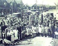 Italians of Oyster Bay at Festa di San Rocco - 1931