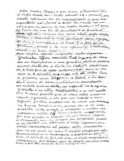Letter from Michele Zullo to Abbot Follo, 1 February 1950, page 2